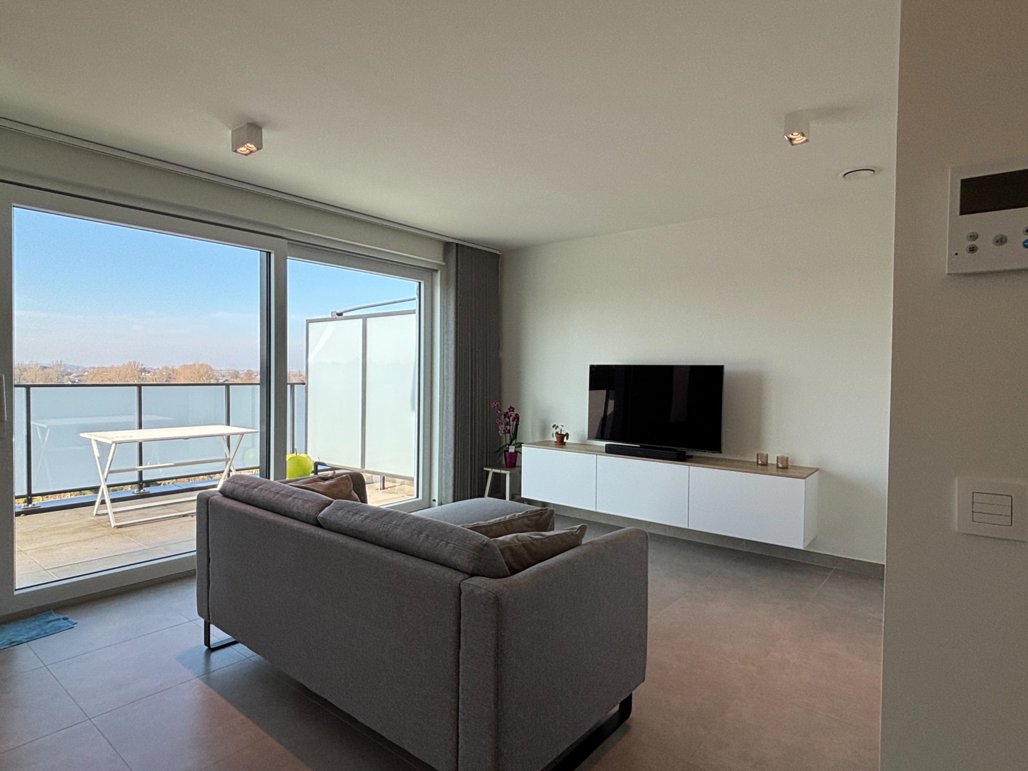 Woonkamer met panoramisch uitzicht